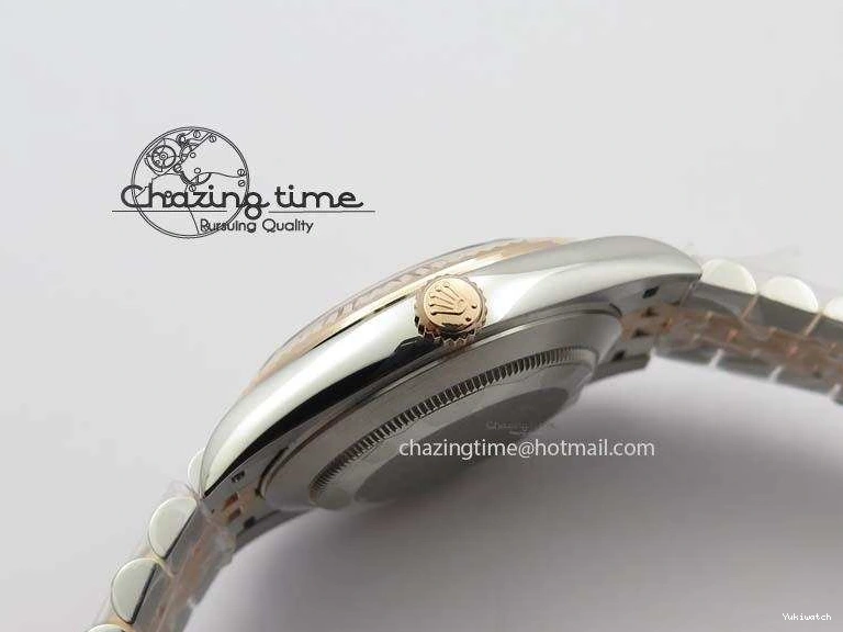 Noob Dial RG Brown Diam 41mm On Jubilee Wrapped Best Bezel Fluted DateJust 126303 Edition 1:1 A3235 Bracelet 1221